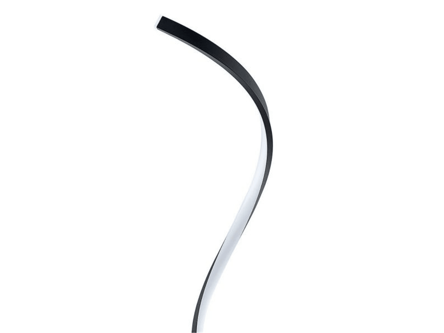 Spiral LED Modern Floor Lamp - Black