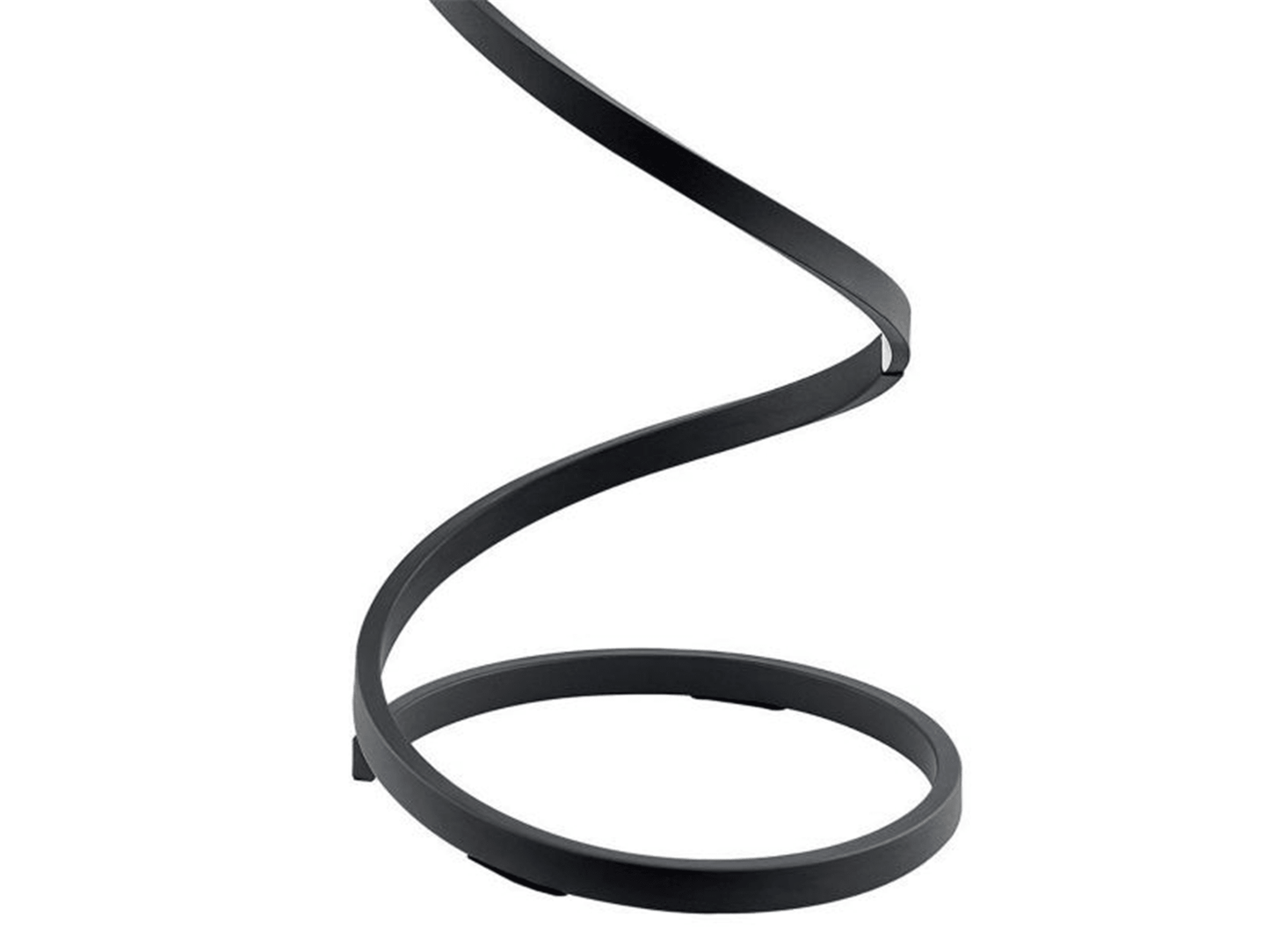 Spiral LED Modern Floor Lamp - Black