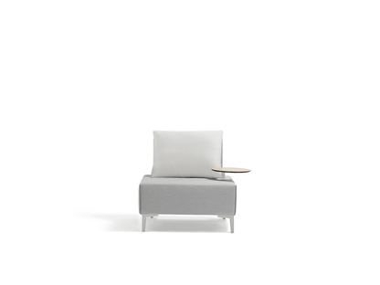 Chaise basse Helvius avec table
