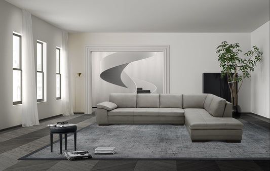 Section Falcon Cuir Gris
