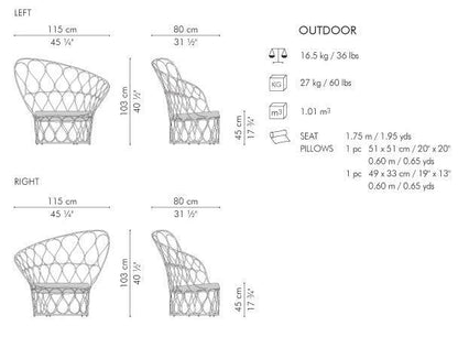 FAUTEUIL FORMA EASY, GAUCHE
