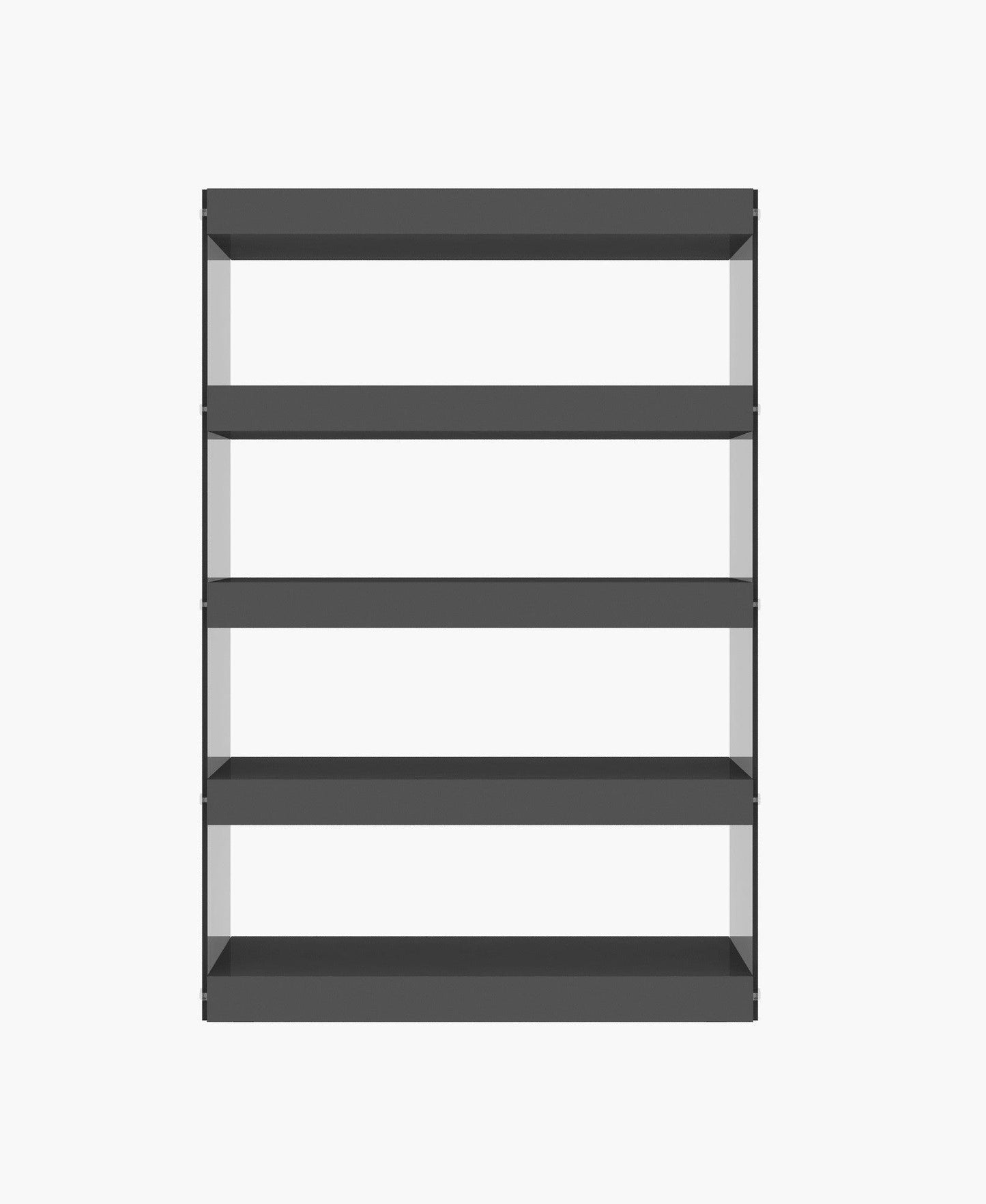 Grey Float Curio Unit in High Gloss