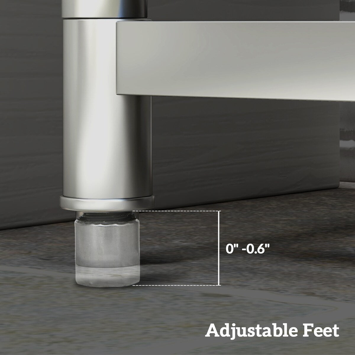 Évier utilitaire extérieur HOMCOM, évier profond en acier inoxydable, évier de cuisine autoportant à cuve unique, 39 pouces - 39 pouces
