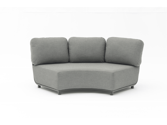 Ayla Corner Sofa in Dark Grey