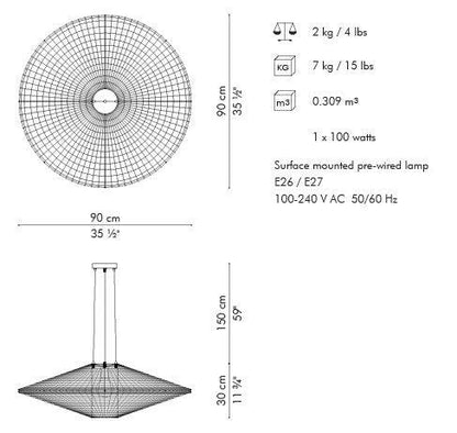 LAMPE À DISQUE HALO