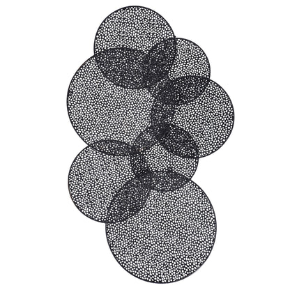 Harpe et fleuron Sahara Décoration murale en métal multicolore