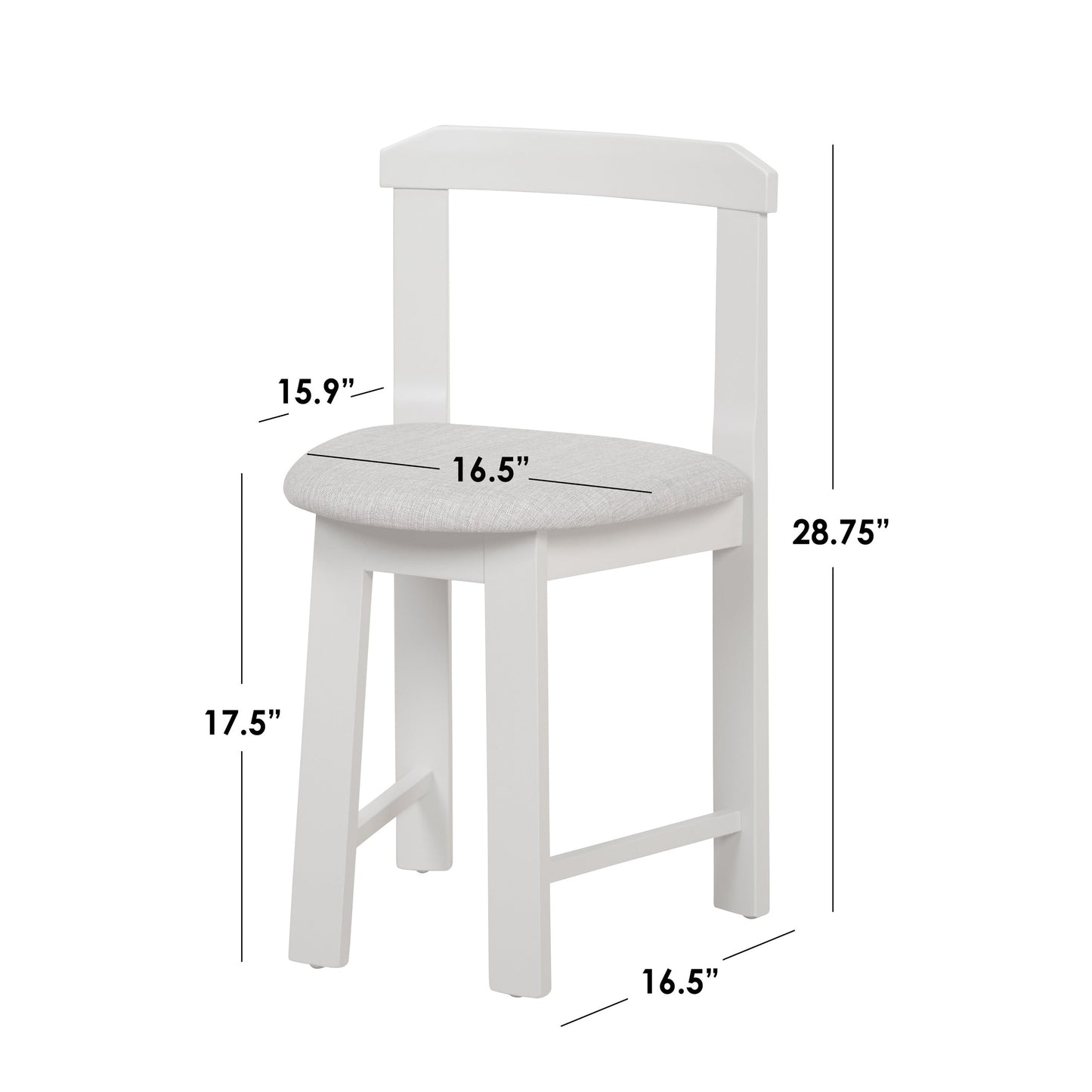 Ensemble de salle à manger rond compact Harrisburg Tobey 5 pièces