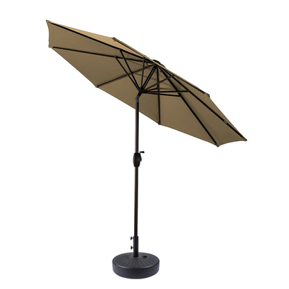 Parasol de patio Holme de 9 pieds et support de base