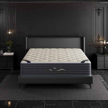 Matelas hybride double face luxueux SweDrea de 14 po – Ferme/Mince, certifié CertiPUR-US, SGS et OEKO-TEX