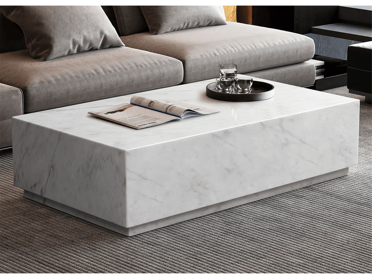 Table basse rectangulaire Camellia