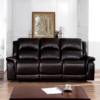 Collection de canapés inclinables manuels en cuir pour salon Meubles inclinables en cuir pour la maison, le bureau et le salon