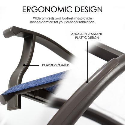 Ensemble de tabourets/chaises de bar pivotants hauts Kozyard Isabella