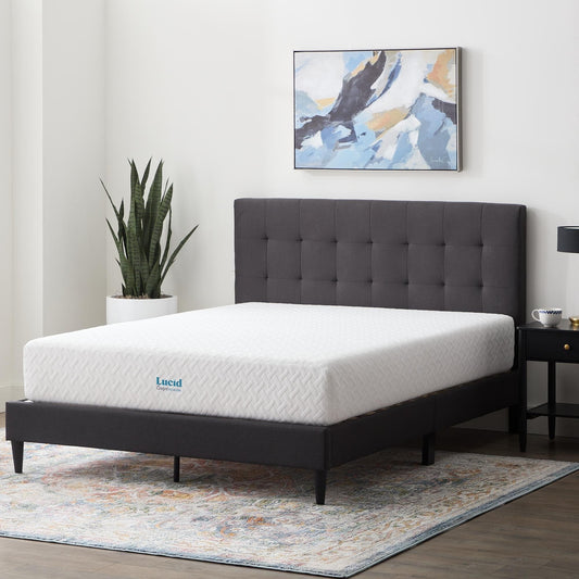 Matelas Lucid Firm en mousse à mémoire de forme avec gel de 10 pouces