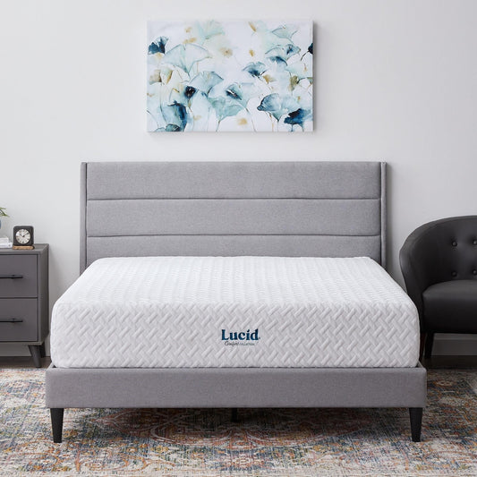 Matelas ferme en mousse à mémoire de forme Lucid de 12 pouces