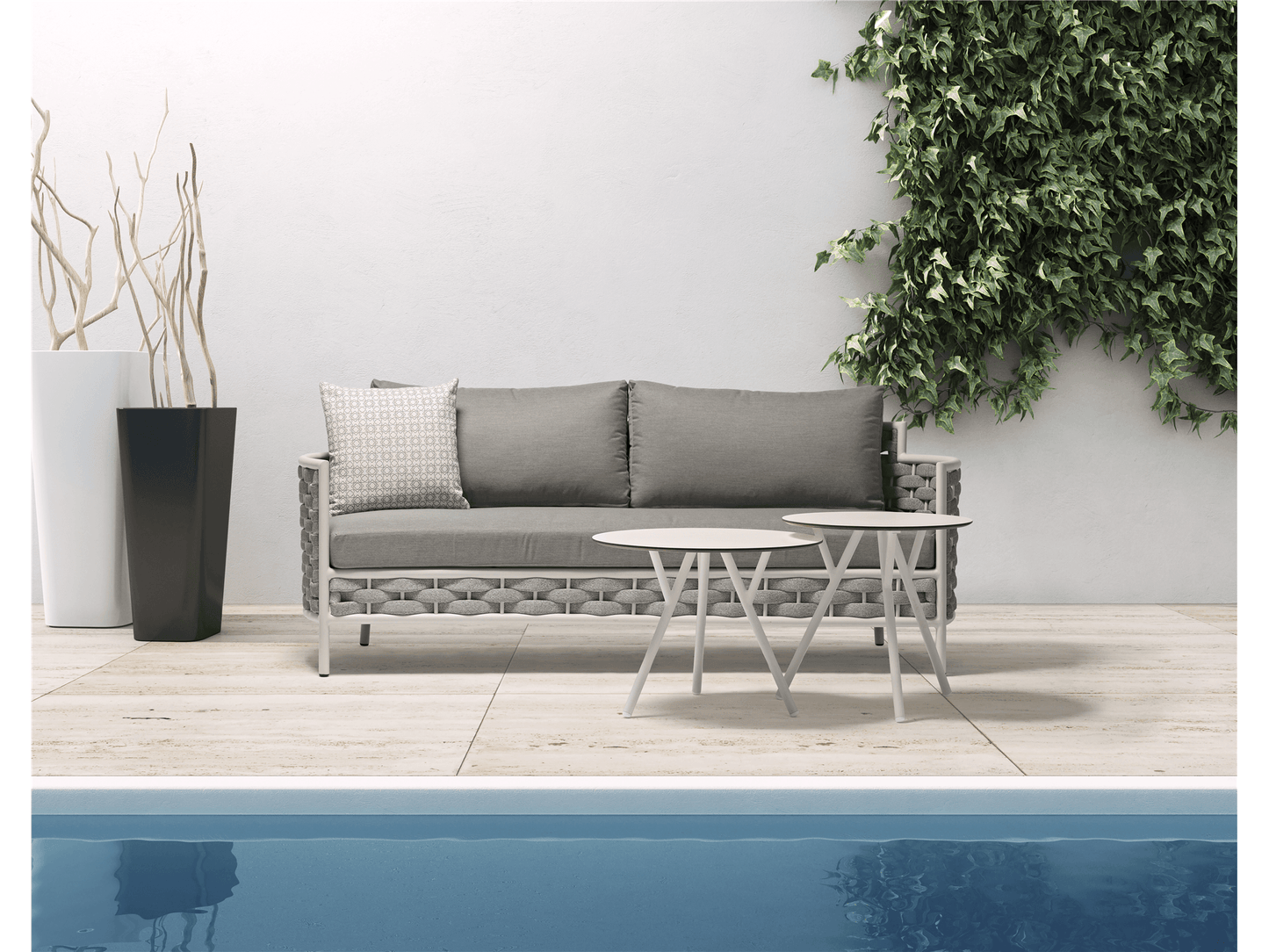 Nita Loop Sofa in Greige