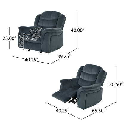 Fauteuil inclinable surdimensionné et luxueux pour une détente ultime