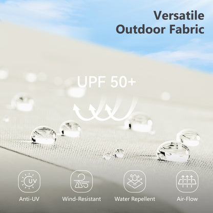 Parasol double extra large de 15 pieds pour patio double face de MAISON ARTS avec base incluse