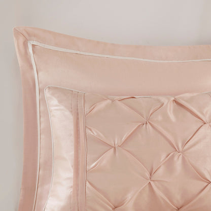 Madison Park Essentials Loretta 24 pièces dans un sac avec panneaux de fenêtre et ensemble de draps