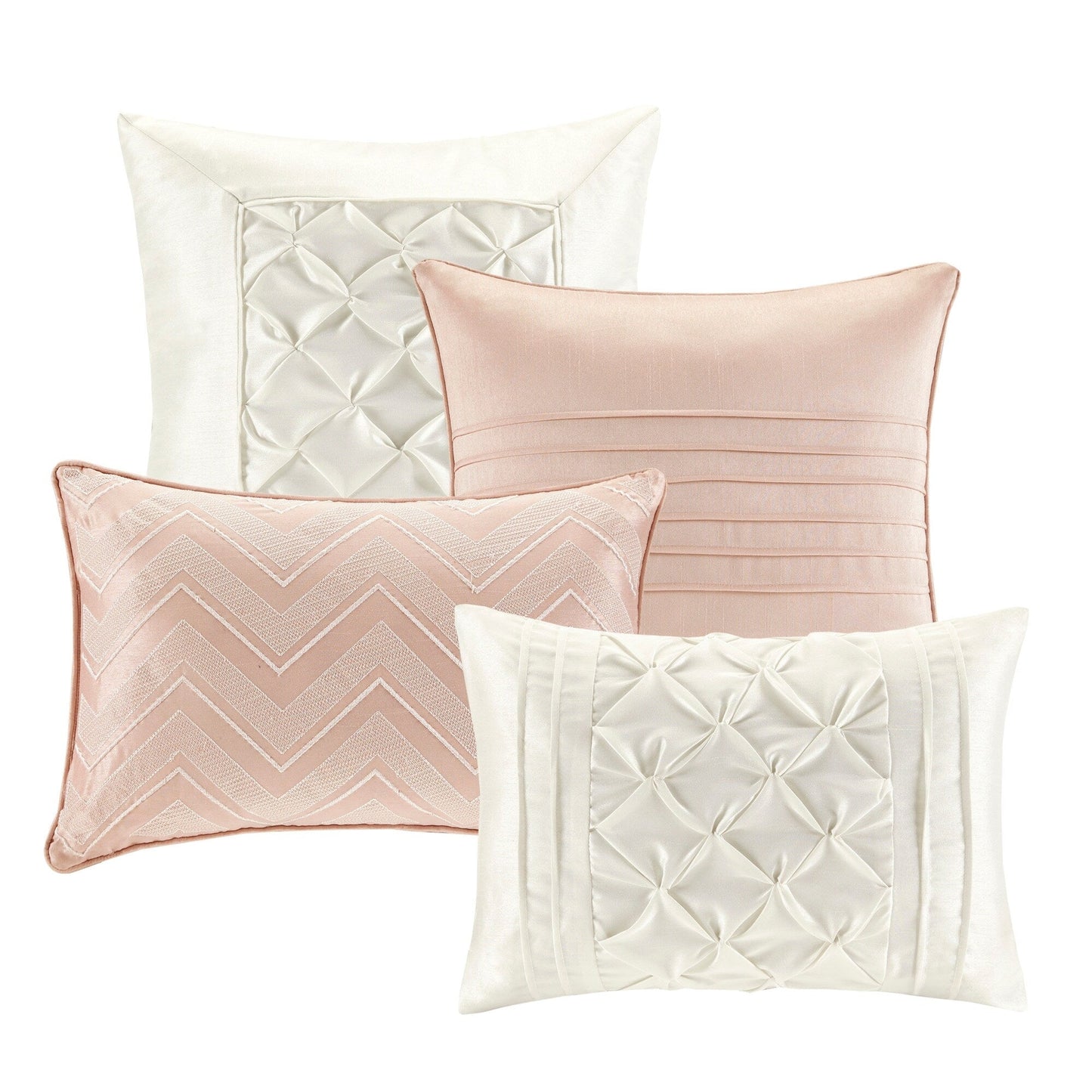 Madison Park Essentials Loretta 24 pièces dans un sac avec panneaux de fenêtre et ensemble de draps