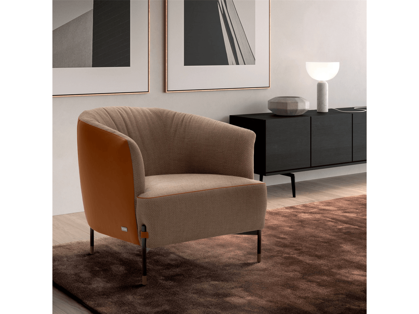 Fauteuil d'appoint Diga