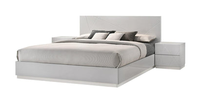 Norman Dresser in Grey High Gloss
