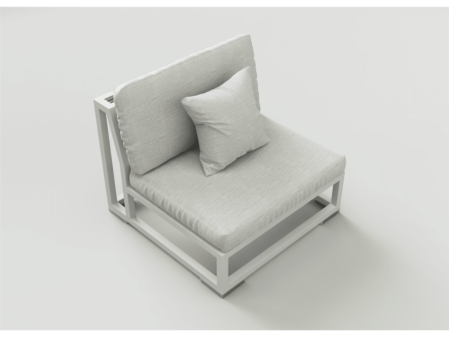 Chaise d'extérieur sans accoudoirs Brielle