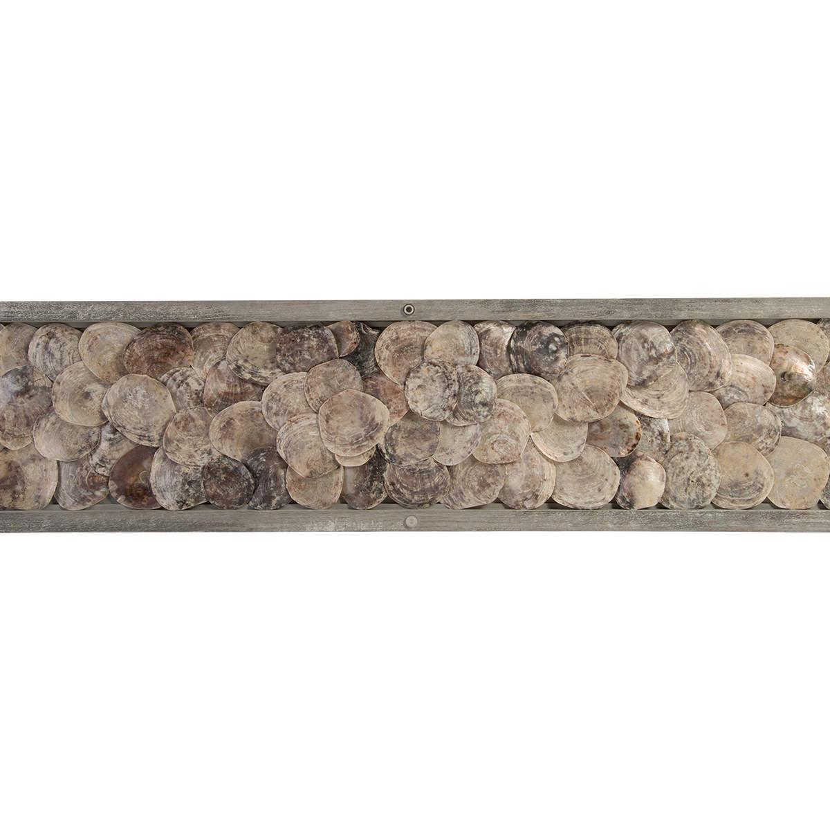 Shell Console Table w/Glass