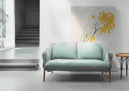 PARCHMENT LOVESEAT
