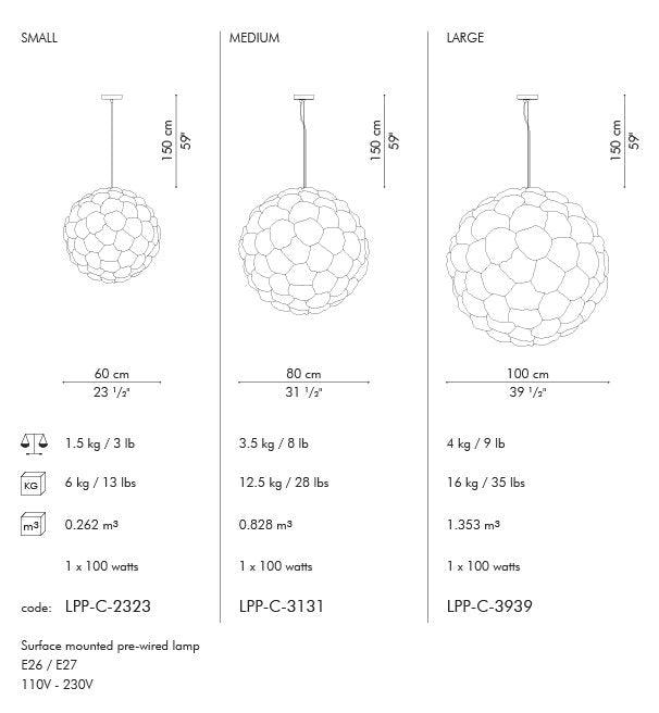 POPPY HANGING LAMP, SMALL