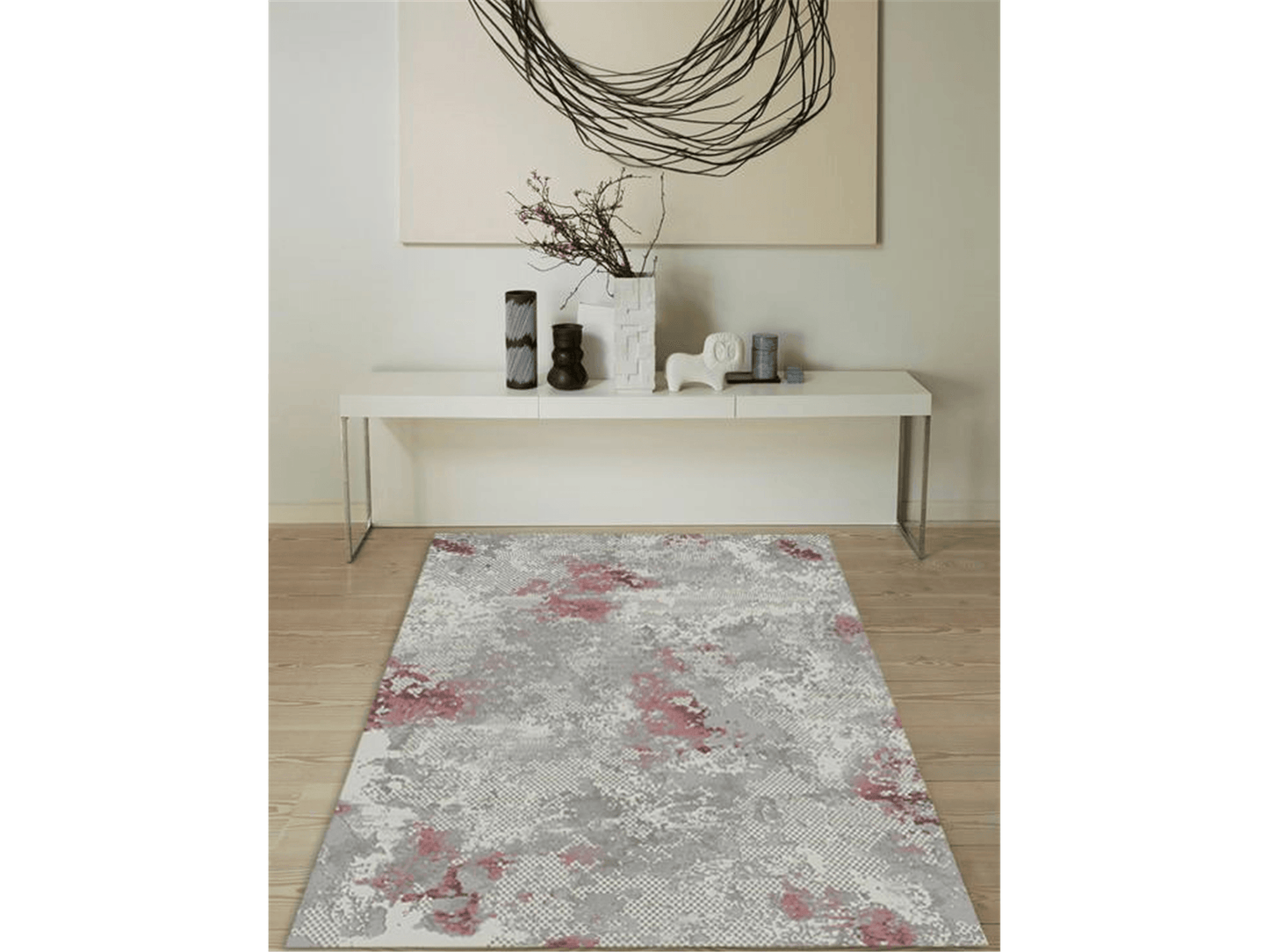 Tapis décoratif en acrylique Malcom