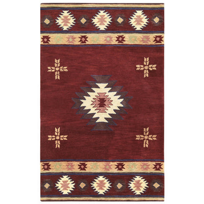Tapis en laine touffeté à la main Alora Decor Ryder Southwestern