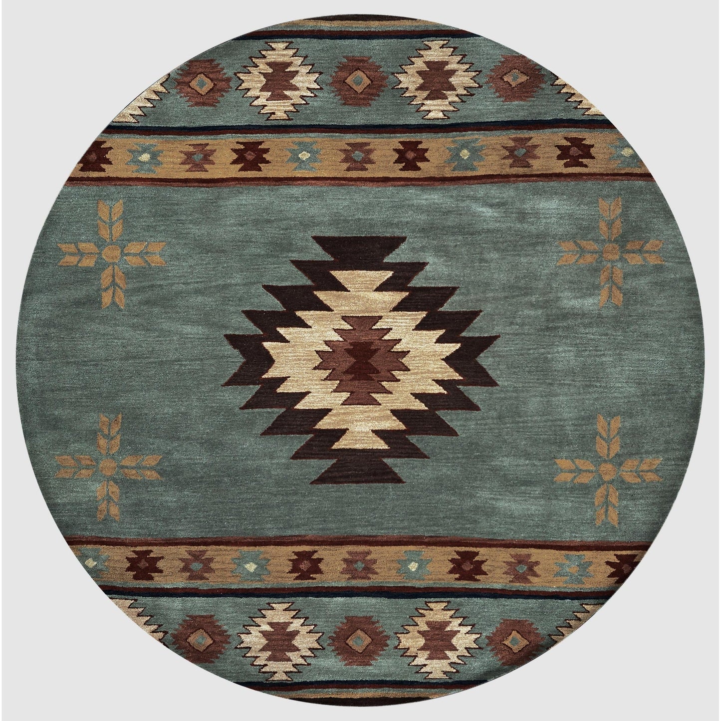 Tapis en laine touffeté à la main Alora Decor Ryder Southwestern