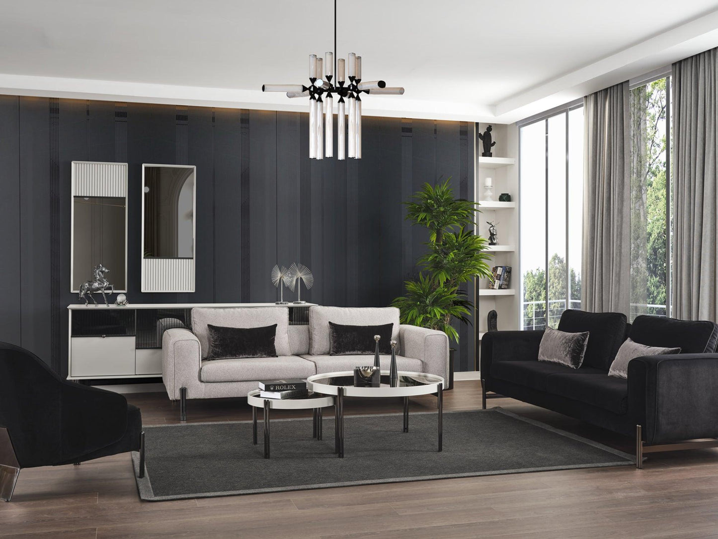 Salena Sofa Black