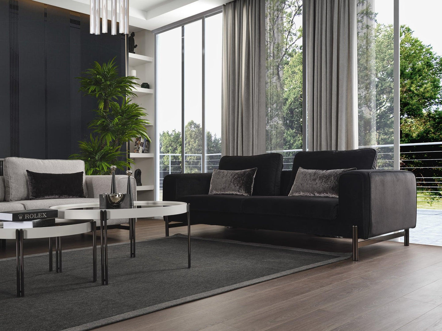 Salena Sofa Black