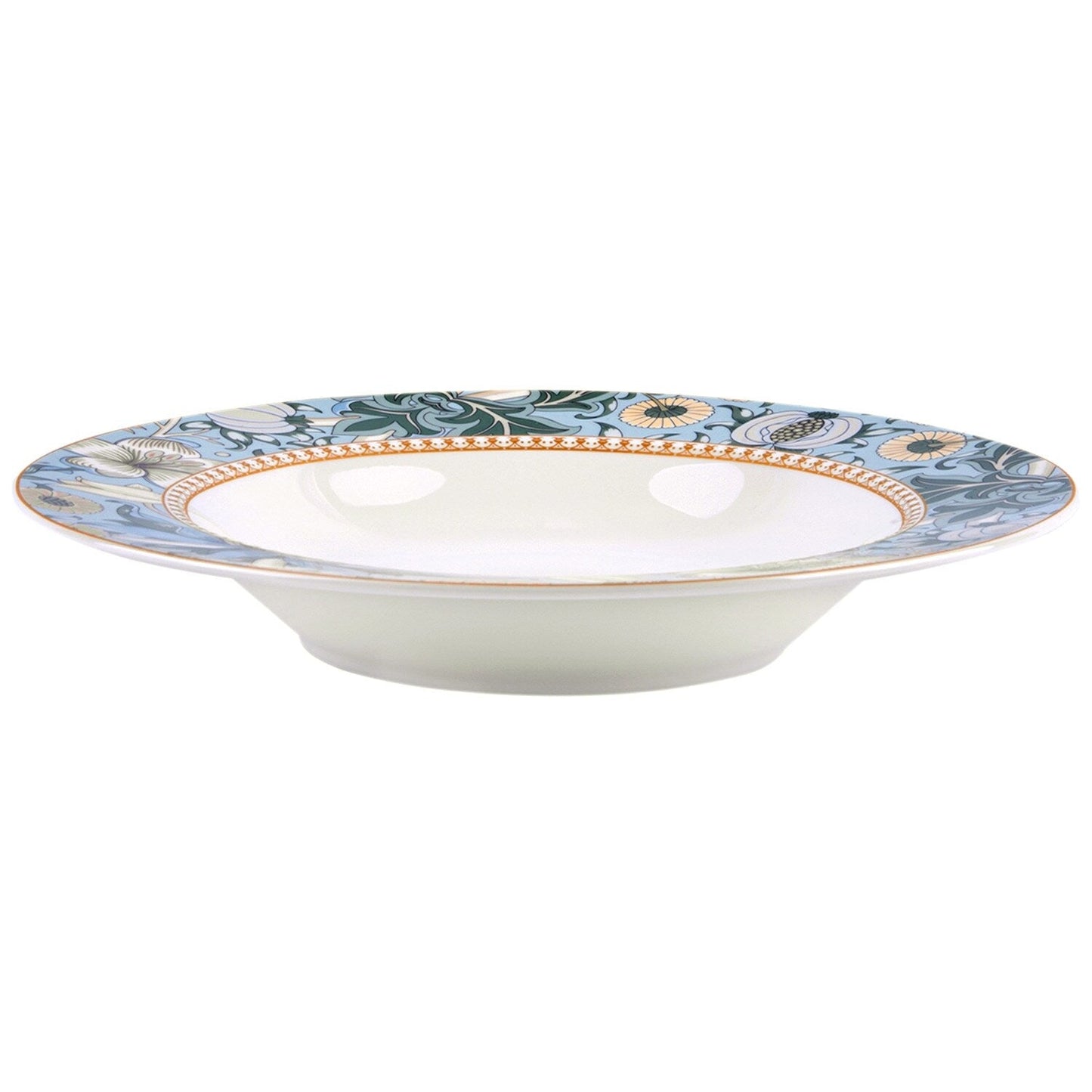Service de table en porcelaine fine Morris Garden de STP Goods, 24 pièces pour 6 personnes