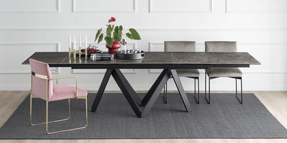 Chaise de salle à manger en tissu Gala