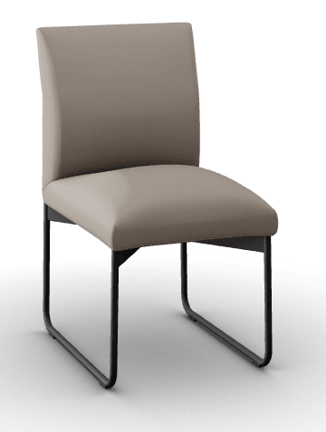 Chaise de salle à manger en tissu Gala