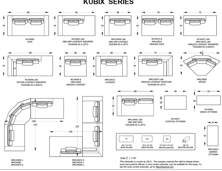 Kubix Sofa 118
