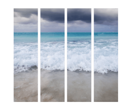 Oceans away large Wallart