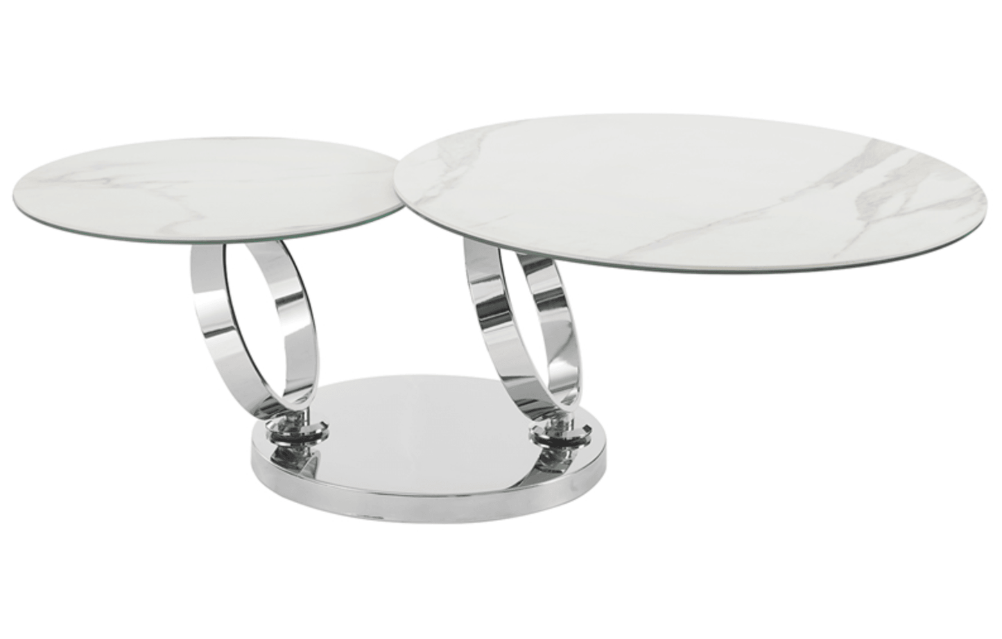 Rings White Porcelain Coffee Table