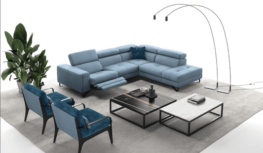 Verso 2 Power Recliner Sectional 10.6 x 10.6 Lt  (L & R Arm Recliner )