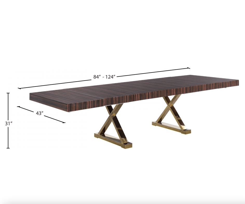 Table à manger extensible à 2 abattants Exceed