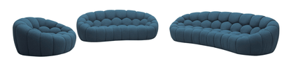 Ensemble de canapés en tissu Luzmina 3 pièces 