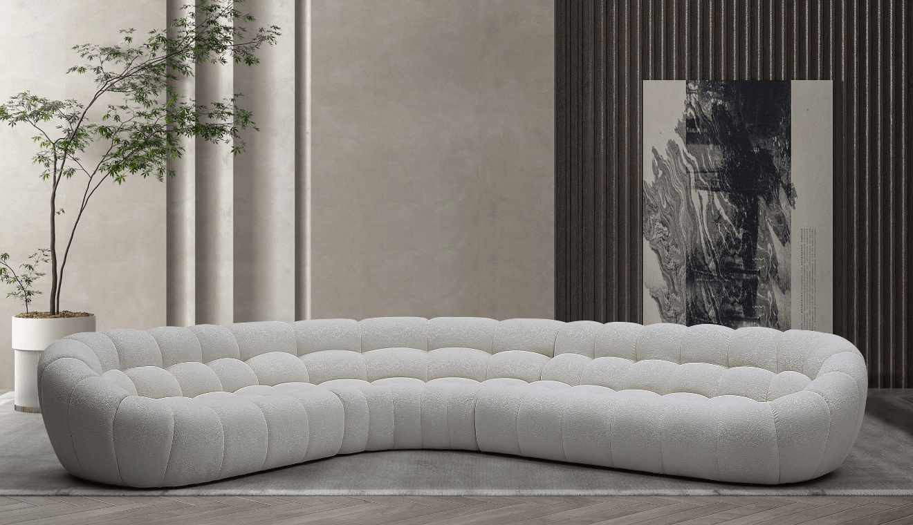 Tissu sectionnel Luzmina 204 po 