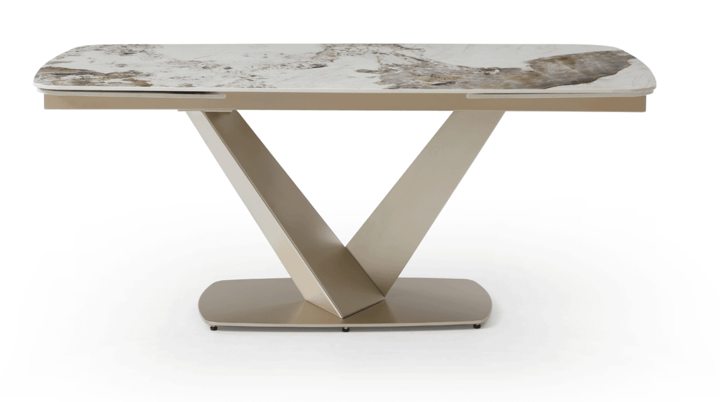Table à manger en céramique Niah 110 po