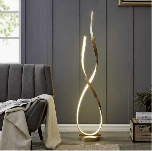 Lexi LED Floor Lamp - GOLD