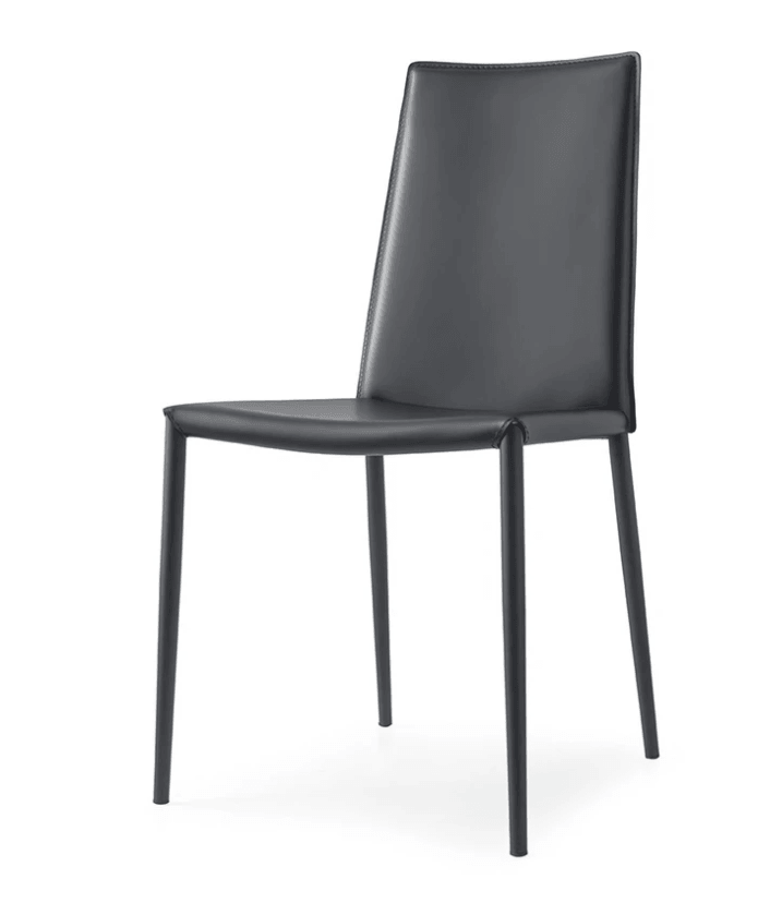 Chaise en cuir Bohème