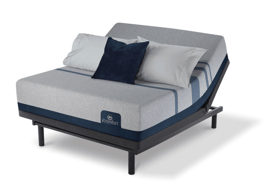 Queen iComfort Plush | Blue Max 1000 with Motion Essential Adjustable Foundation