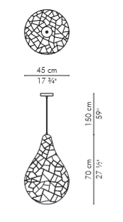 KRIS KROS HANGING LAMP