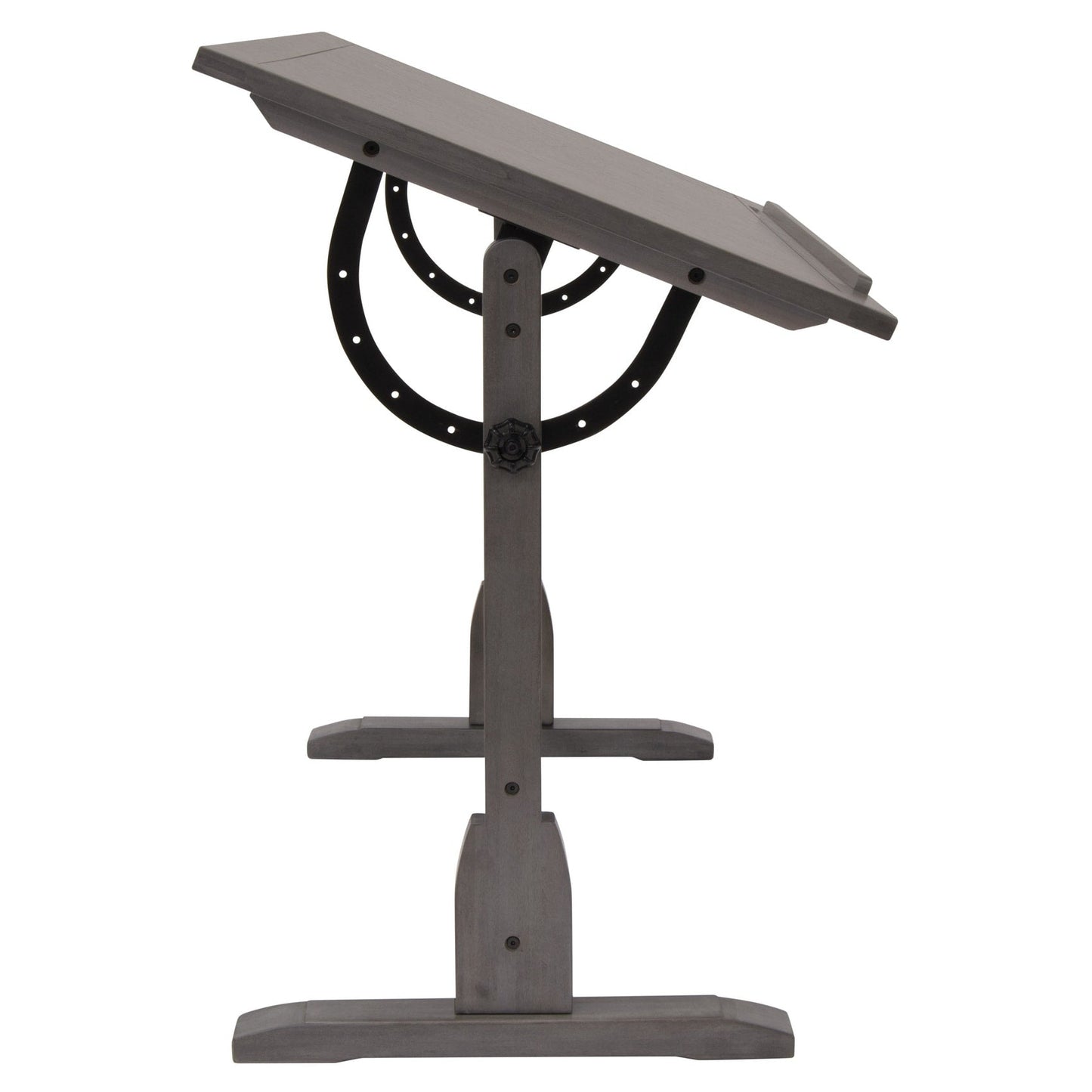 Table à dessin vintage en bois de 36 pouces de Studio Designs avec plateau à angle réglable pour le dessin